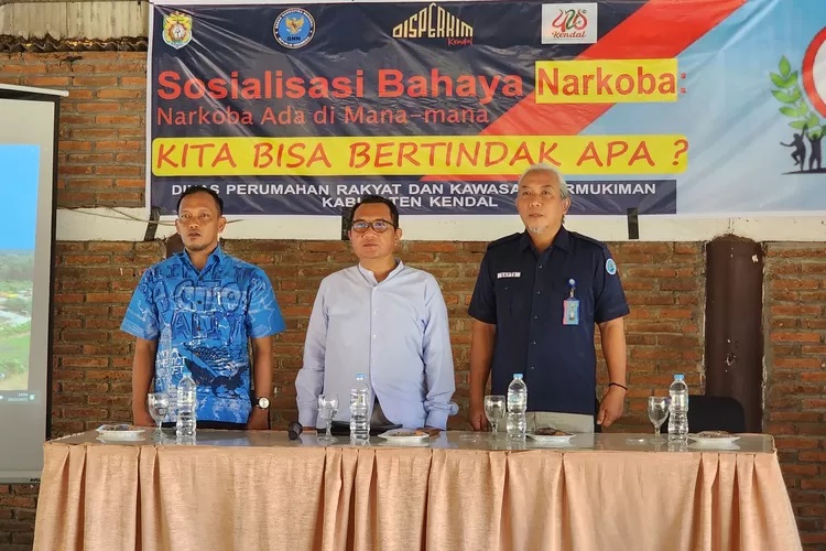 Disperkim Kabupaten Kendal menggelar kegiatan Sosialisasi Pencegahan dan Penyalahgunaan Narkoba
